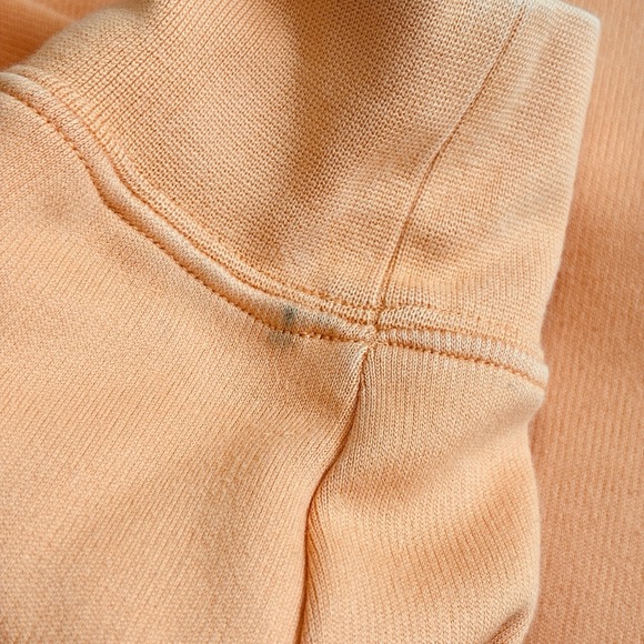 Fairway & Greene Pureformance Mens Large Sweatshirt Pima Cotton 1/4 Zip Orange - Picture 6 of 10